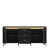Genoa TV Cabinet 2 Door 3 Drawer 155cm Wide
