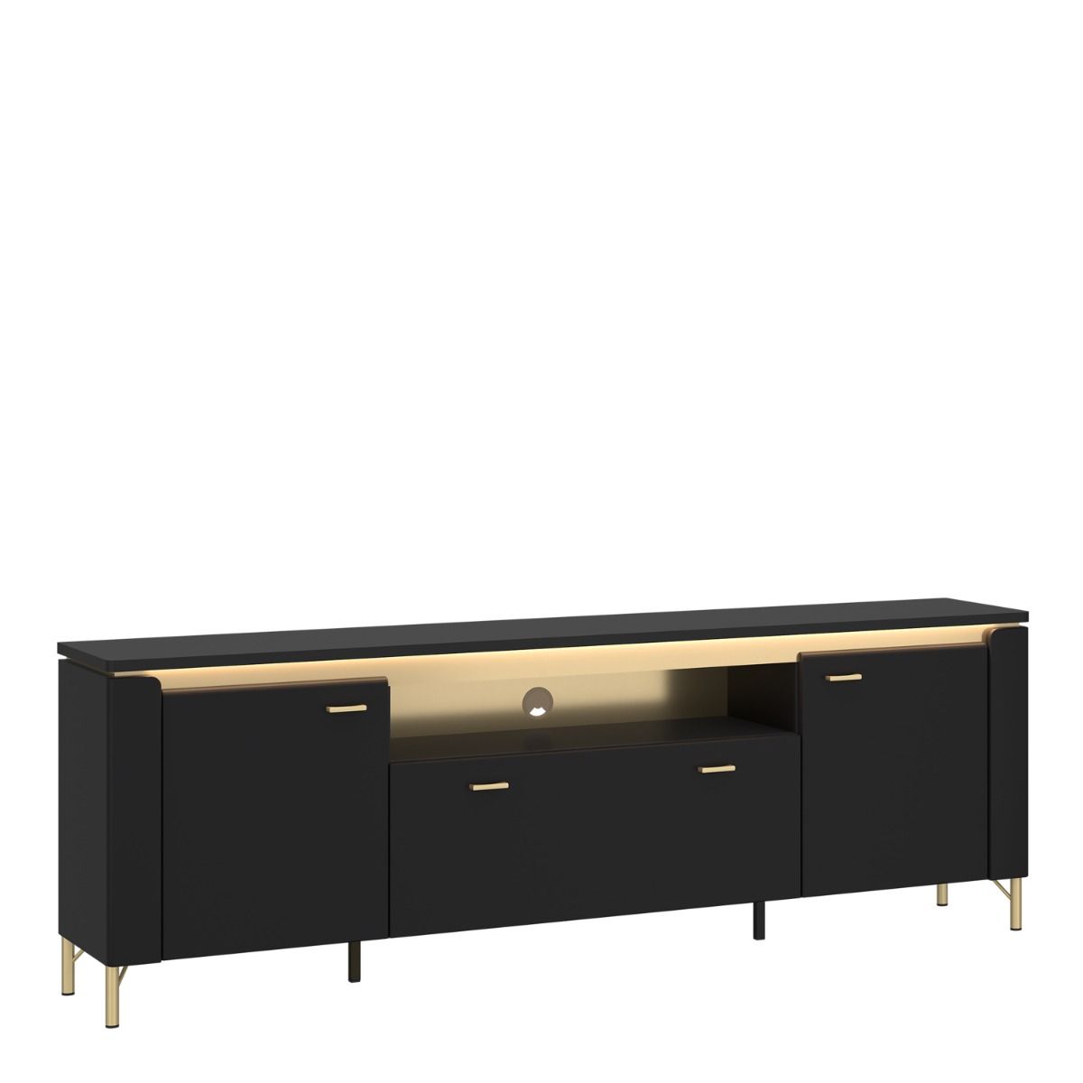 Genoa TV Cabinet 2 Door 1 Drawer 200cm Wide