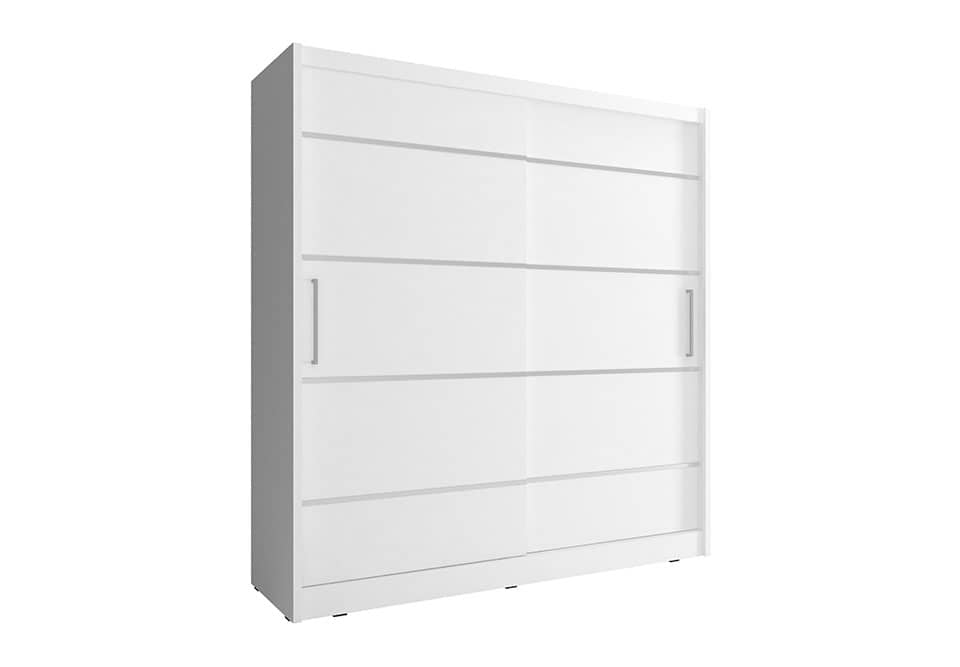 Maja Alu Sliding Door Wardrobe 180cm