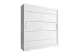 Maja Alu Sliding Door Wardrobe 180cm