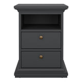 Paris Bedside 2 Drawers