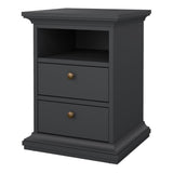 Paris Bedside 2 Drawers
