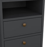 Paris Bedside 2 Drawers