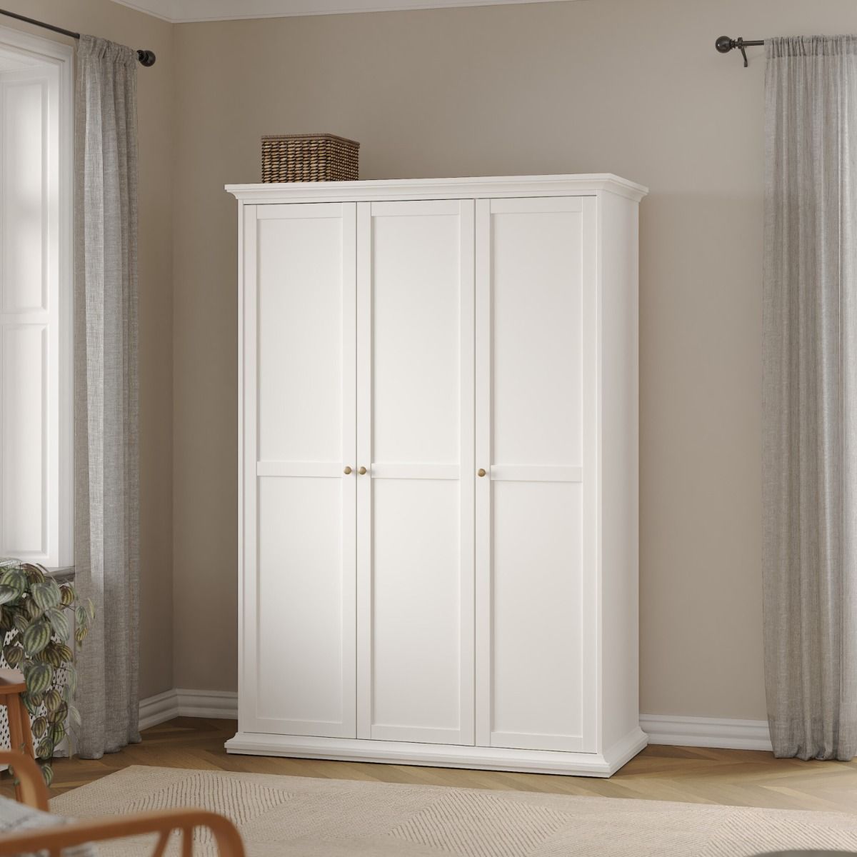 Paris Wardrobe with 3 Doors