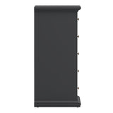 Paris Chest 5 Drawers in Grey