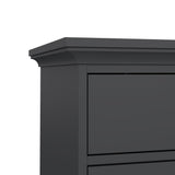 Paris Chest 5 Drawers in Grey
