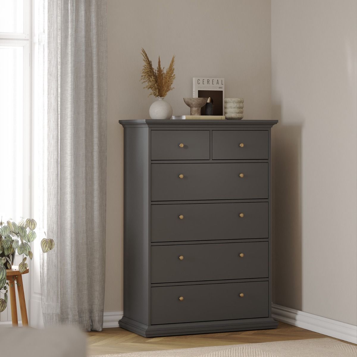 Paris Chest of 6 Drawers