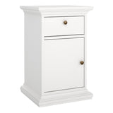 Paris Nightstand 1 Door + 1 Drawer