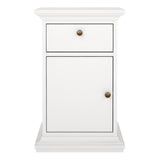 Paris Nightstand 1 Door + 1 Drawer