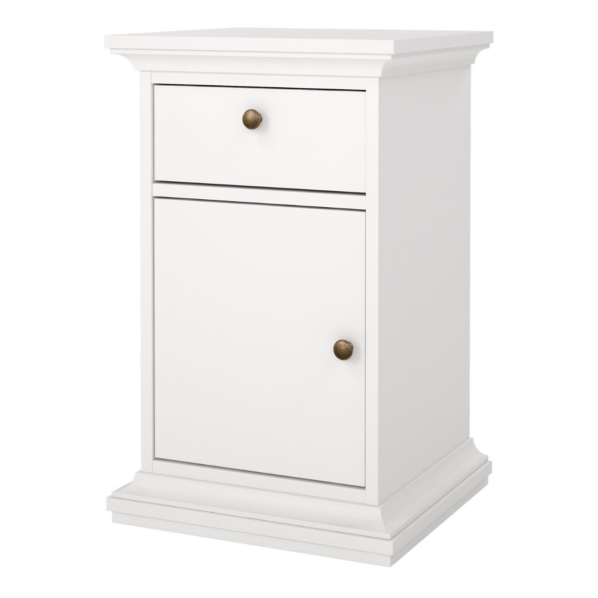 Paris Nightstand 1 Door + 1 Drawer