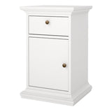 Paris Nightstand 1 Door + 1 Drawer