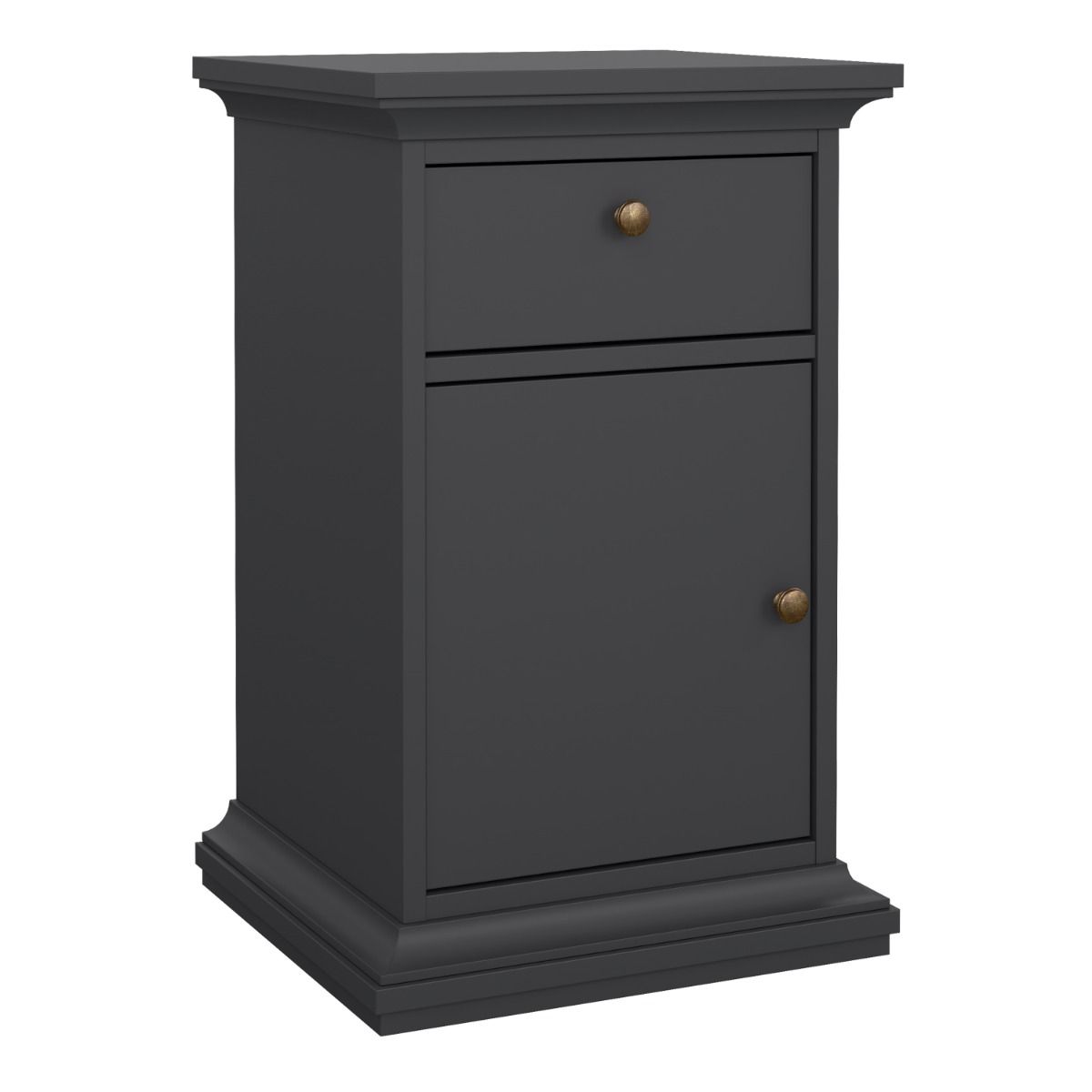 Paris Nightstand 1 Door + 1 Drawer
