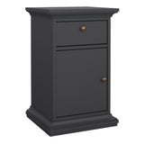 Paris Nightstand 1 Door + 1 Drawer