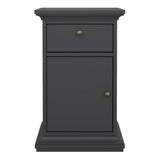 Paris Nightstand 1 Door + 1 Drawer