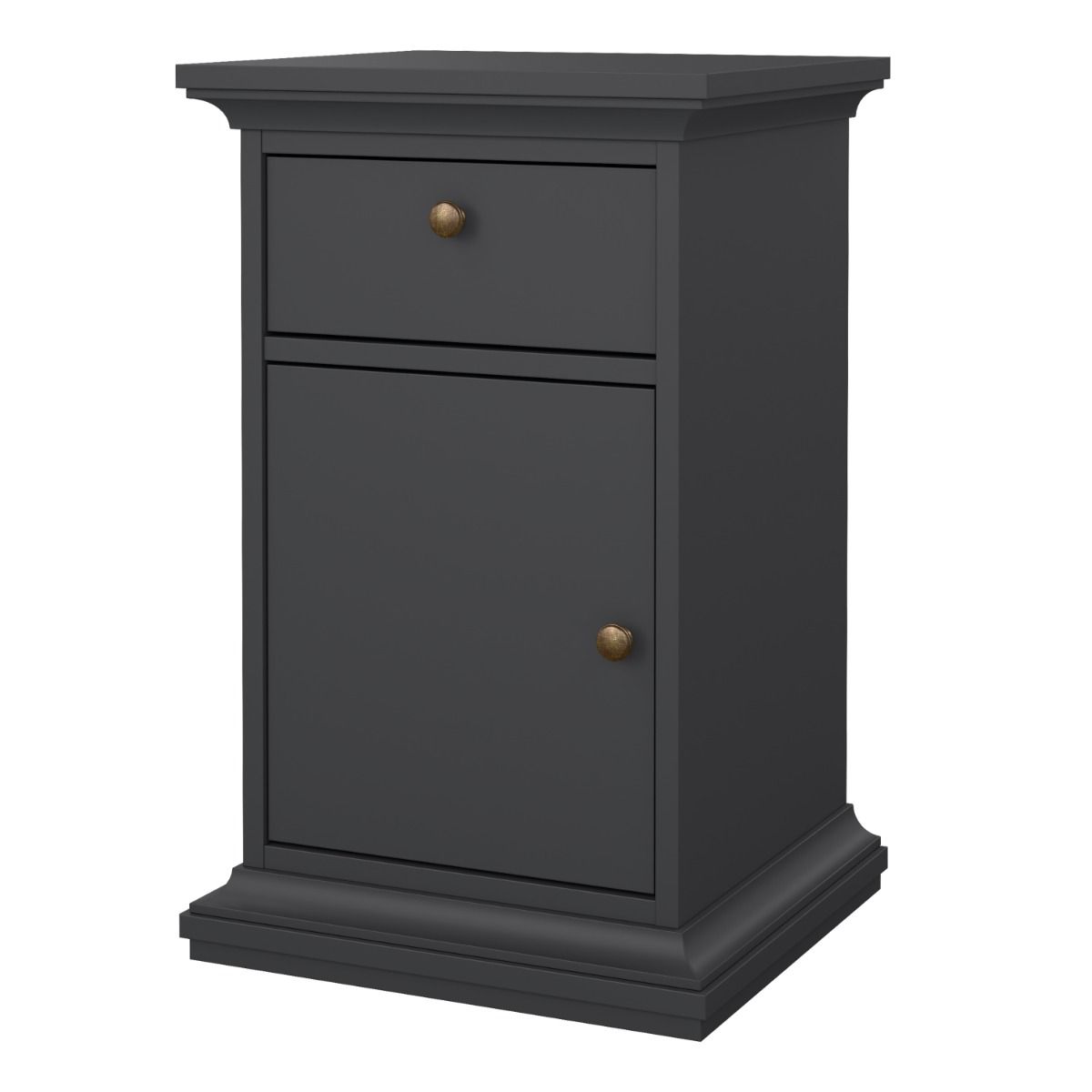 Paris Nightstand 1 Door + 1 Drawer