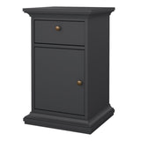 Paris Nightstand 1 Door + 1 Drawer