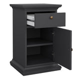 Paris Nightstand 1 Door + 1 Drawer