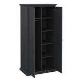 Paris Package - Bedside 2 Drawers + Chest of 4 Drawers + Wardrobe with 2 Doors White