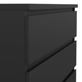 Naia Chest with 5 Drawers in Black Matt
