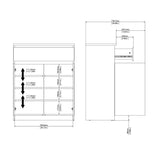 Naia Sideboard with 1 Drawer 2 Doors