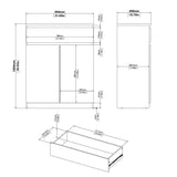 Naia Sideboard with 1 Drawer 2 Doors