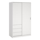 Naia Wardrobe with 1 Sliding Door 1 Door 3 Drawers