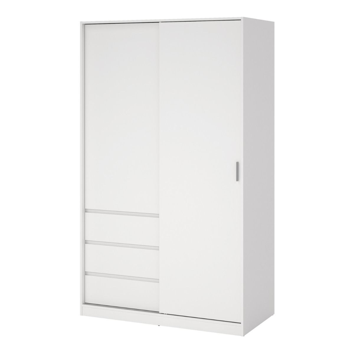 Naia Wardrobe with 1 Sliding Door 1 Door 3 Drawers