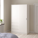 Naia Wardrobe with 1 Sliding Door 1 Door 3 Drawers