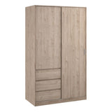 Naia Wardrobe with 1 Sliding Door 1 Door 3 Drawers