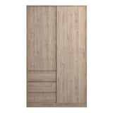 Naia Wardrobe with 1 Sliding Door 1 Door 3 Drawers