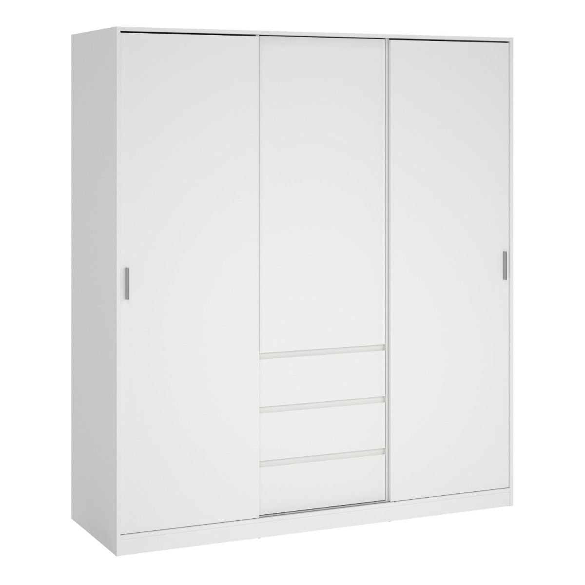Naia Wardrobe with 2 Sliding Doors 1 Door 3 Drawers