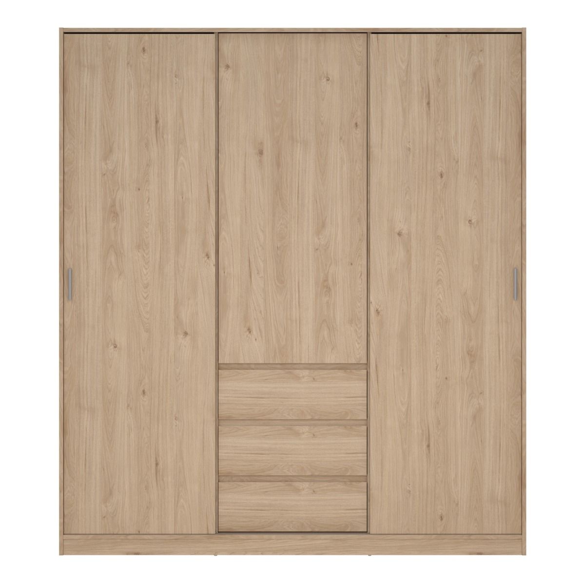 Naia Wardrobe with 2 Sliding Doors 1 Door 3 Drawers