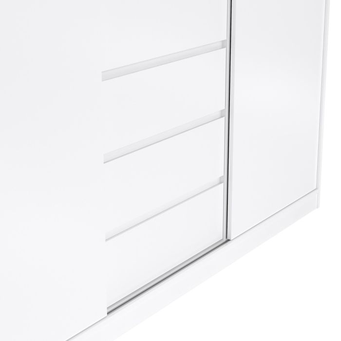 Naia Wardrobe with 2 Sliding Doors 1 Door 3 Drawers