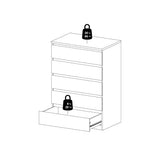 Naia Chest of 5 Drawers