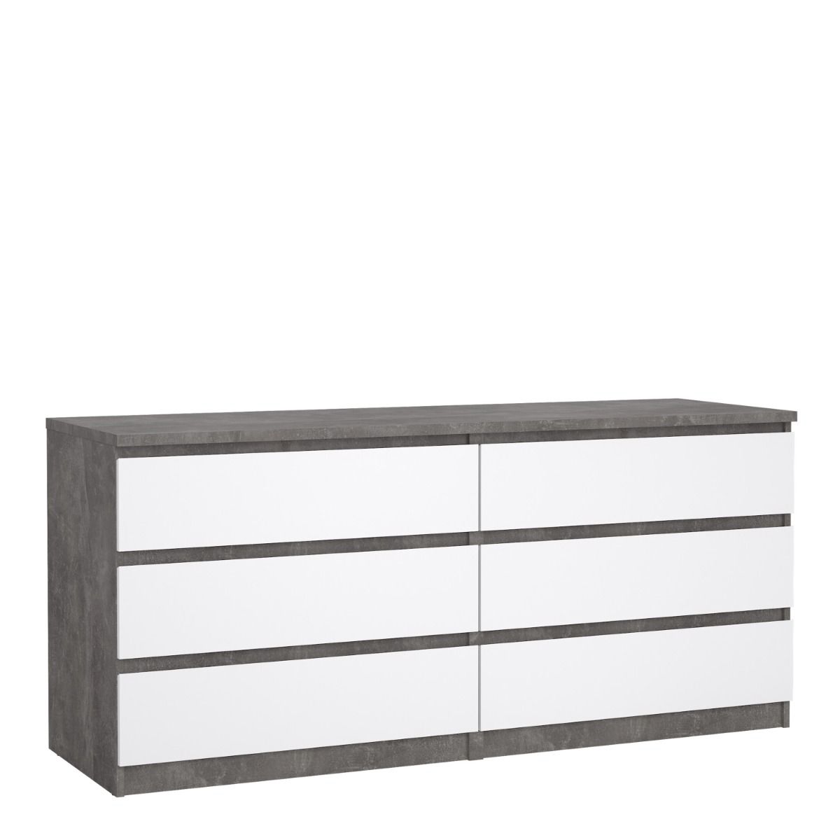 Naia Wide Chest of 6 Drawers