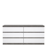Naia Wide Chest of 6 Drawers