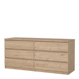 Naia Wide Chest of 6 Drawers