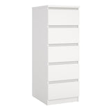 Naia Narrow Chest of 5 Drawers