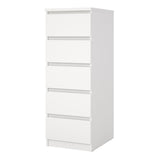 Naia Narrow Chest of 5 Drawers
