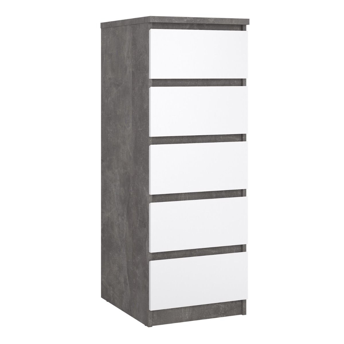 Naia Narrow Chest of 5 Drawers