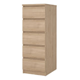 Naia Narrow Chest of 5 Drawers