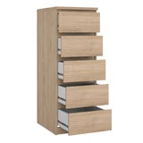 Naia Narrow Chest of 5 Drawers