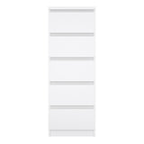Naia Narrow Chest of 5 Drawers