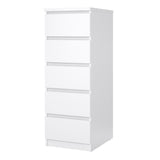 Naia Narrow Chest of 5 Drawers