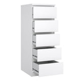 Naia Narrow Chest of 5 Drawers