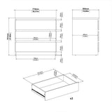 Naia Chest of 3 Drawers