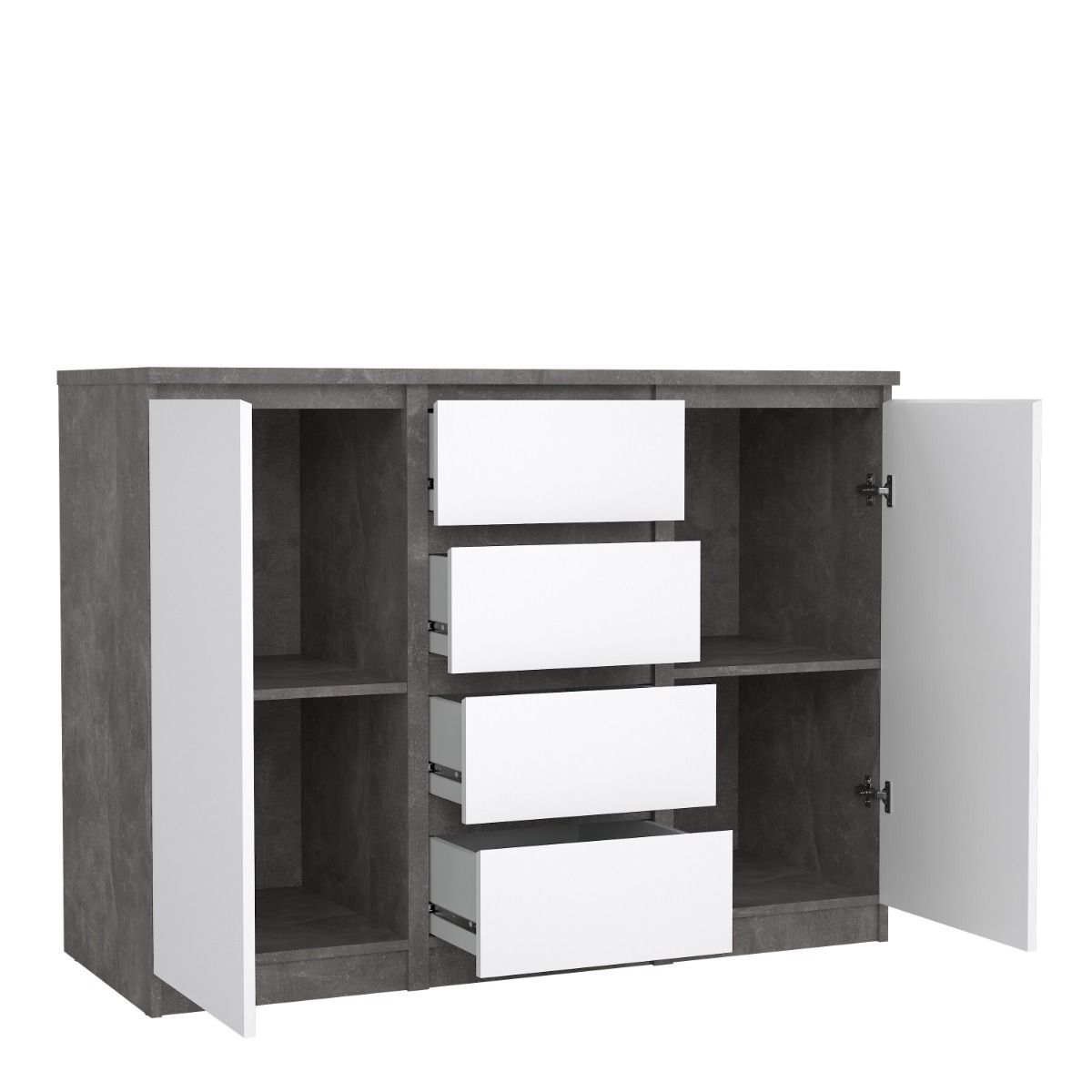 Naia Sideboard with 4 Drawers 2 Doors
