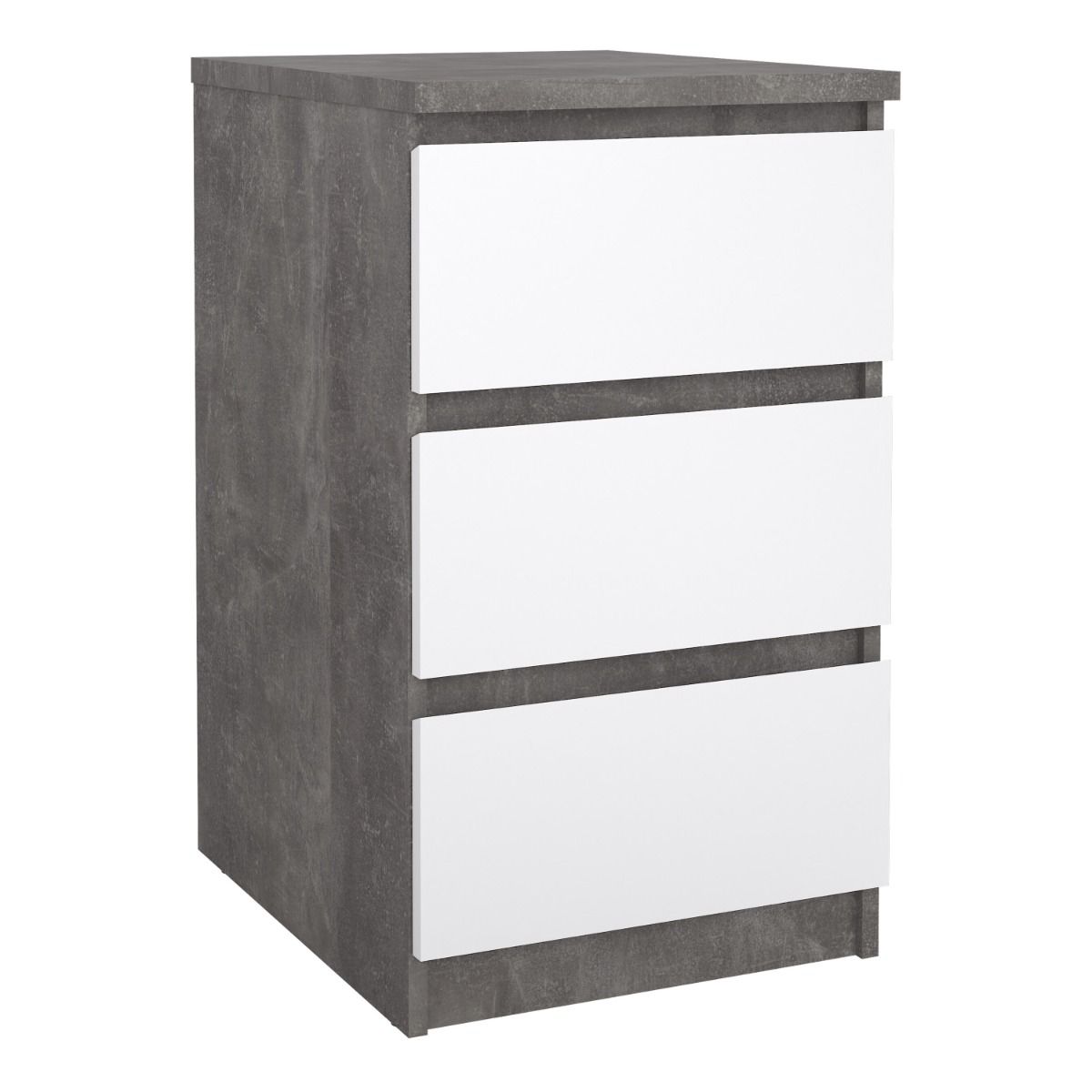 Naia Bedside Table 3 Drawers