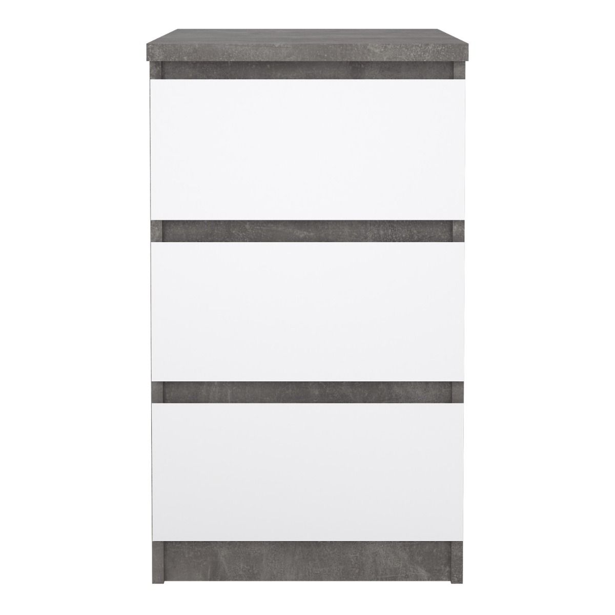 Naia Bedside Table 3 Drawers
