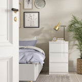 Naia Bedside Table 3 Drawers